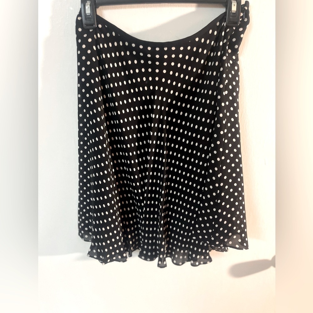 Silk Linda Ellen Tracey Polka Dot Skirt